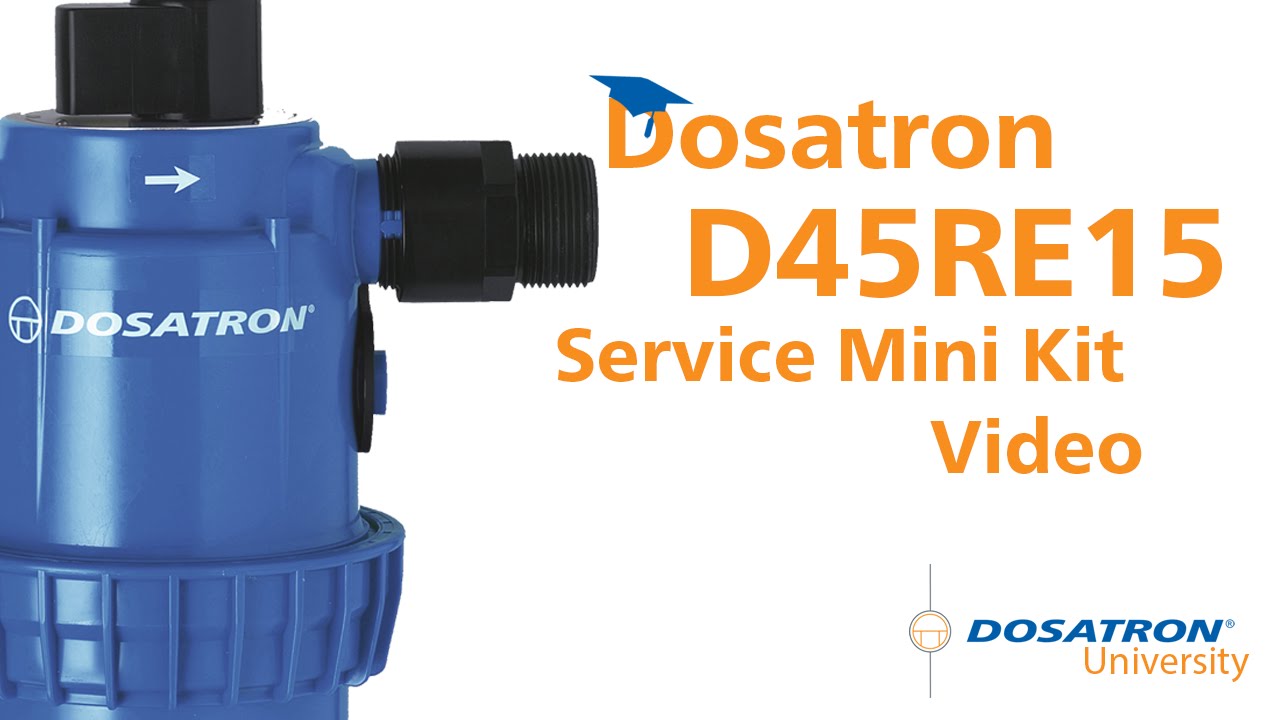 Dosatron D45RE15 Mini Maintenance Kit Video