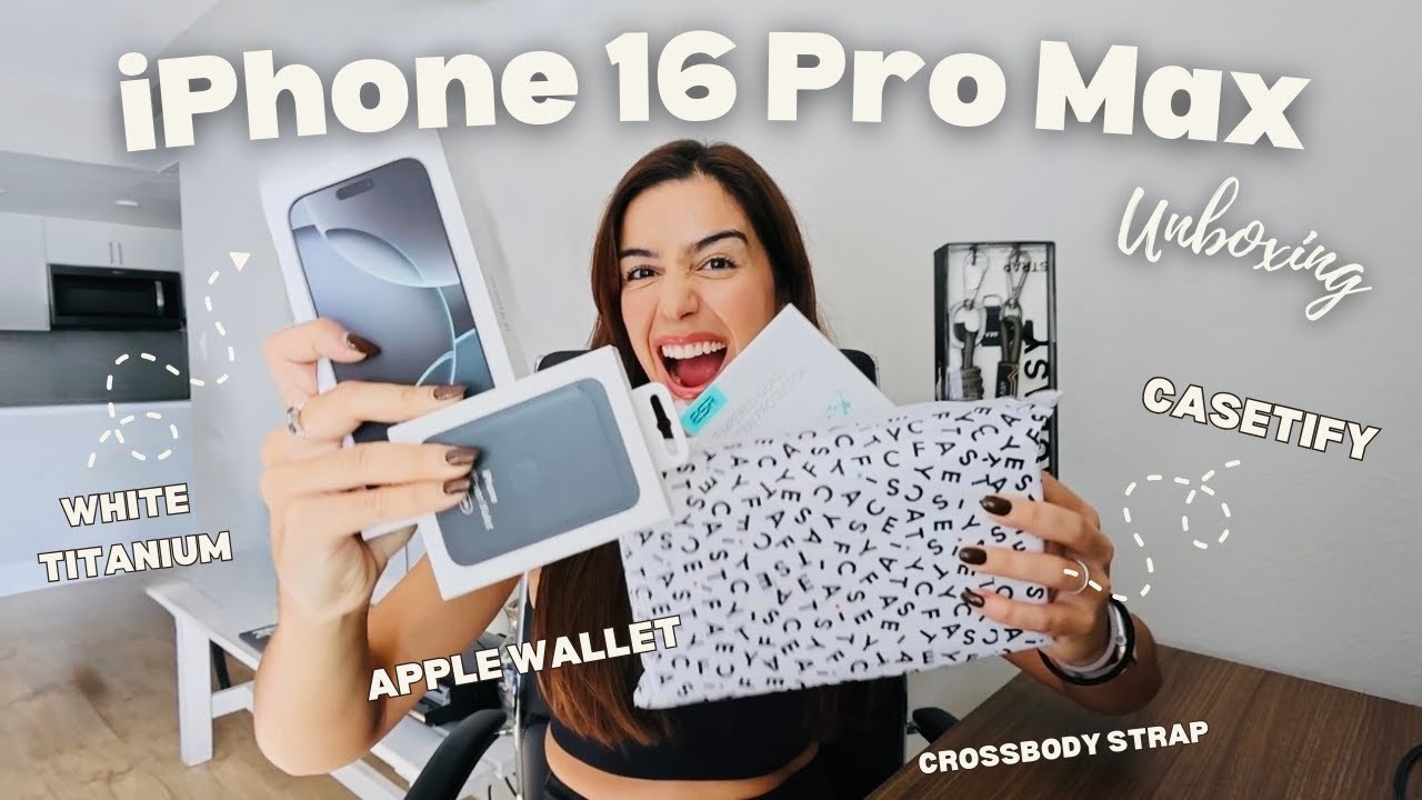 Распаковка iPhone 16 PRO MAX!!