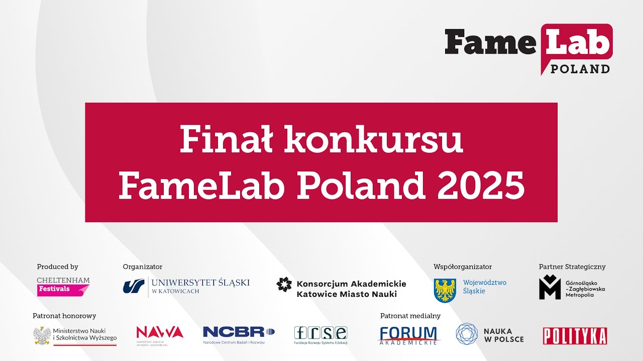 Finał konkursu FameLab Poland 2025