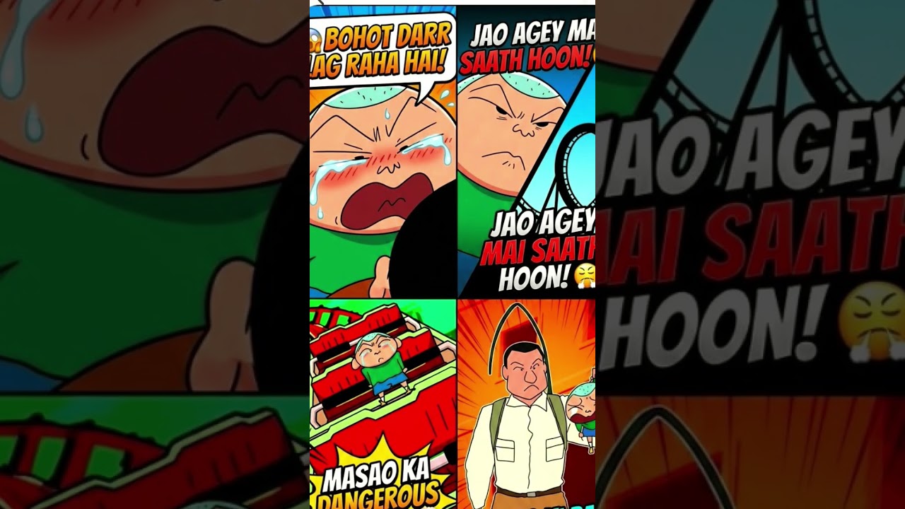 Masao vs Rollercoaster: Emotional Damage@shinchan_sigmafunny9411 #shorts #trendingshorts