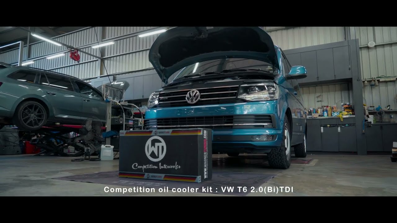 WAGNERTUNING VW Transporter T6 T6.1 California oil cooler 機油冷2.0 BiTDI 實裝