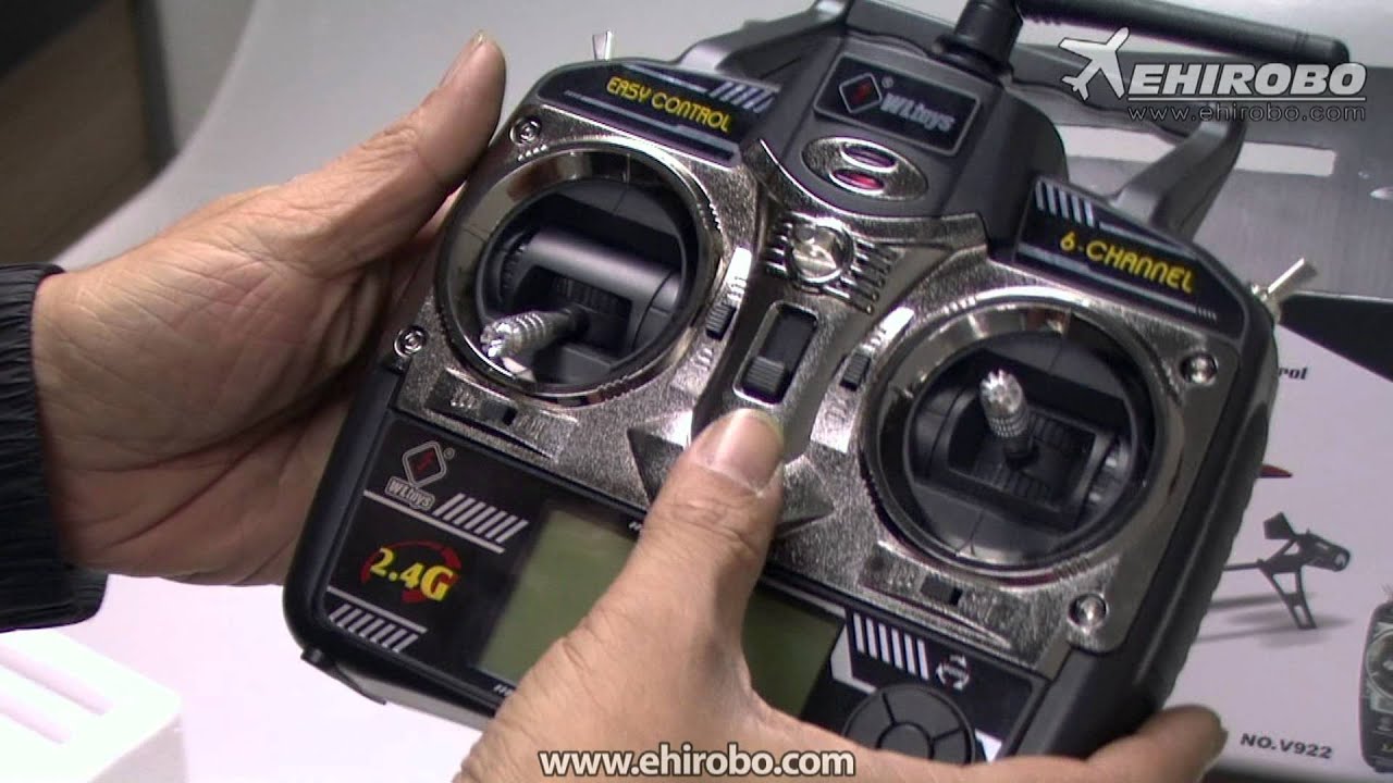 eHIROBO.com - WLTOYS V922 Volitation 3 Axis 3D 6CH Flybarless Helicopter Review and Flight