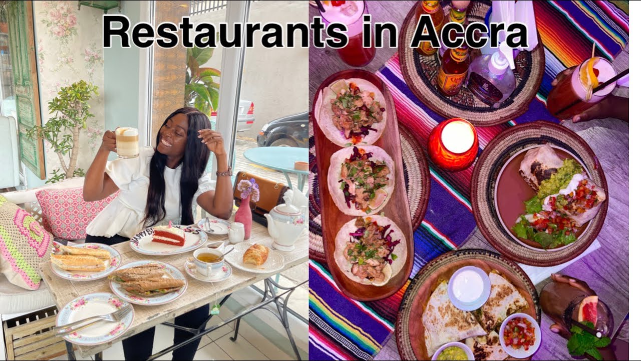 VISIT THESE RESTAURANTS IN ACCRA GHANA || VLOGMAS DAY 24