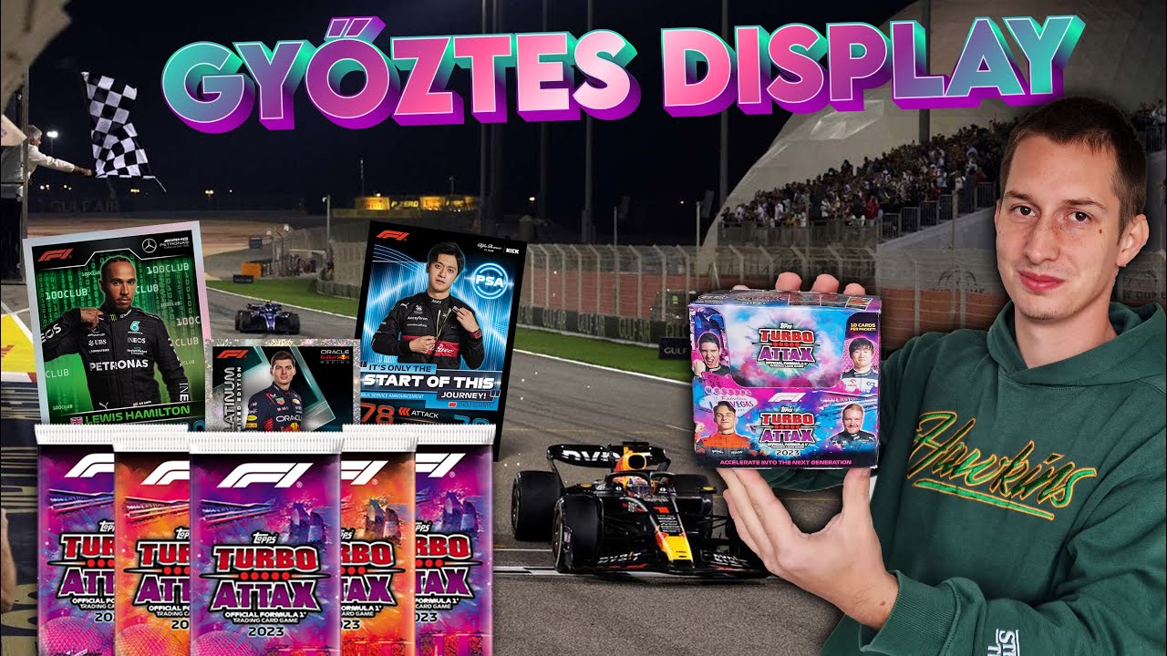 Topps Turbo Attax F1 2023 Display Doboz Bontás | Álmaim Doboza!