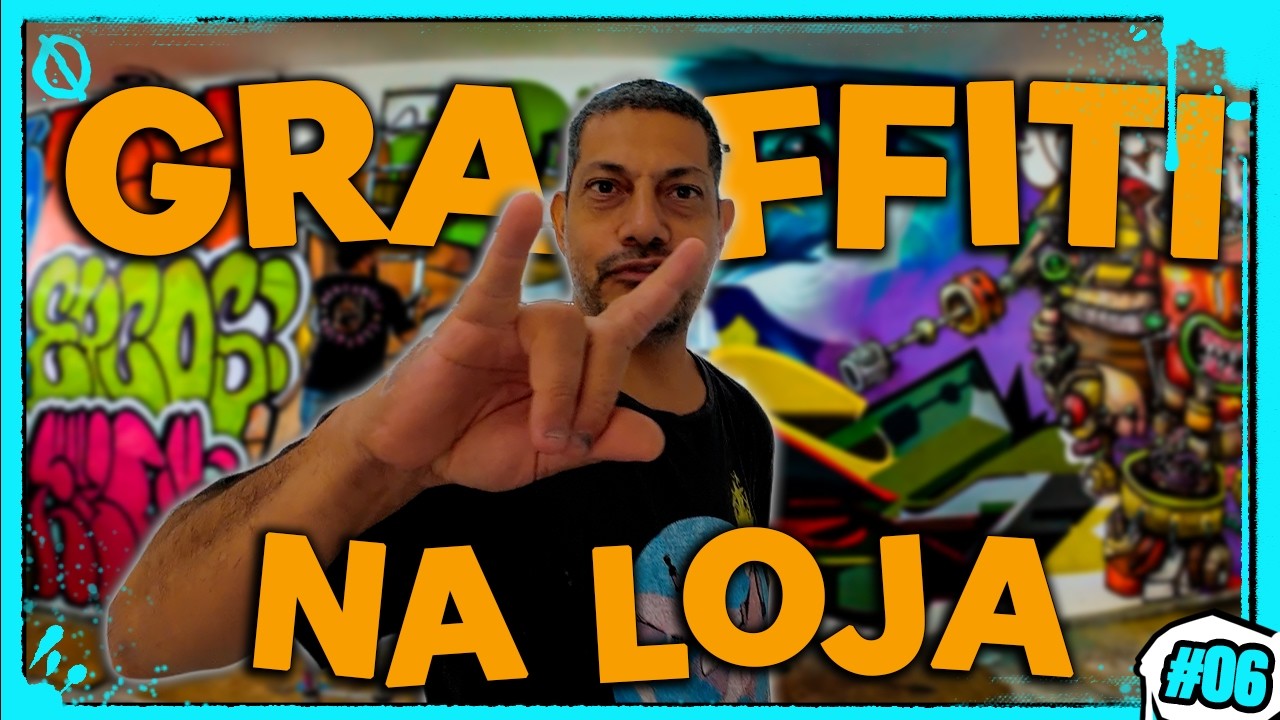 JUNTEI 15 GRAFFITEIROS PRA PINTAR A LOJA!