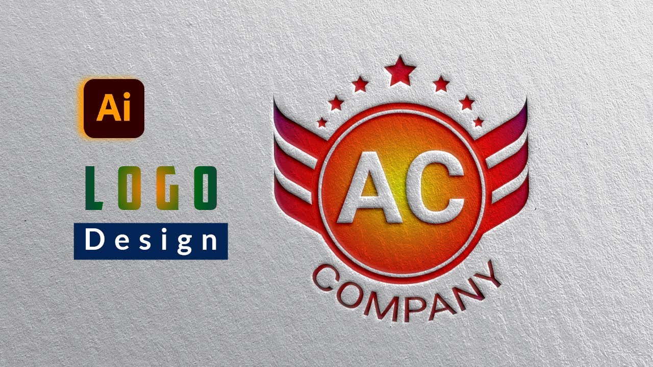 How to make a Logo design In Illustrator - Logo Design - How to make a logo using Illustrator
