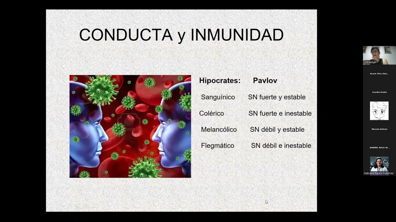 Conferencia: Dime quién eres y te diré qué inmunidad tienes.