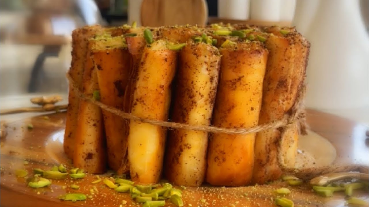 رولات الجلاش بالجبن والقرفه😋👌🏻