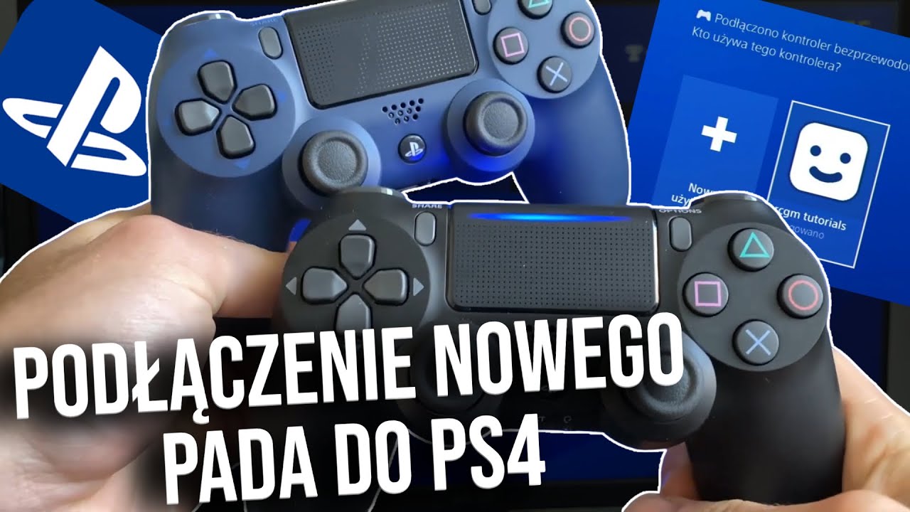 Podłączenie nowego Pada do PS4 - Jak podłączyć drugiego pada do PS4