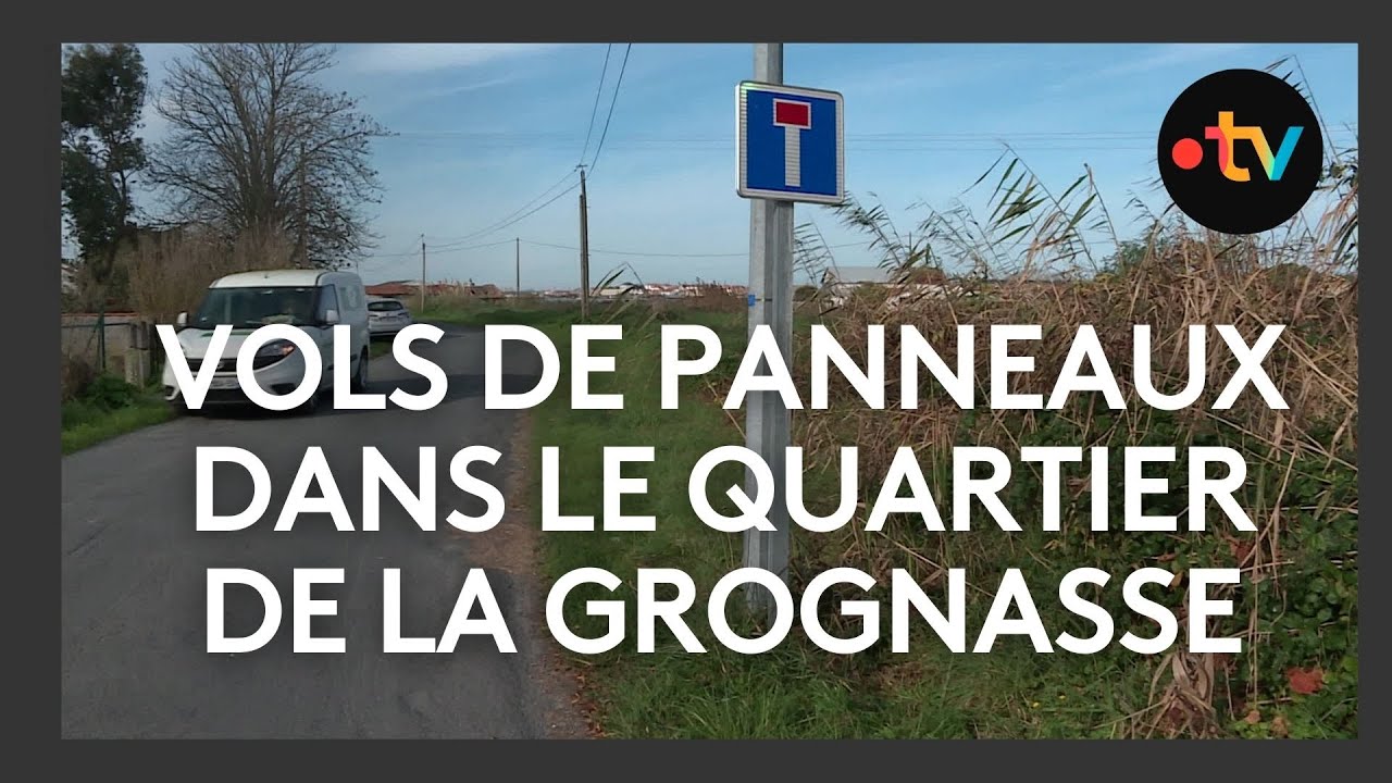 Vol de panneaux dans le quartier de la Grognasse à Bourcefranc-le-Chapus