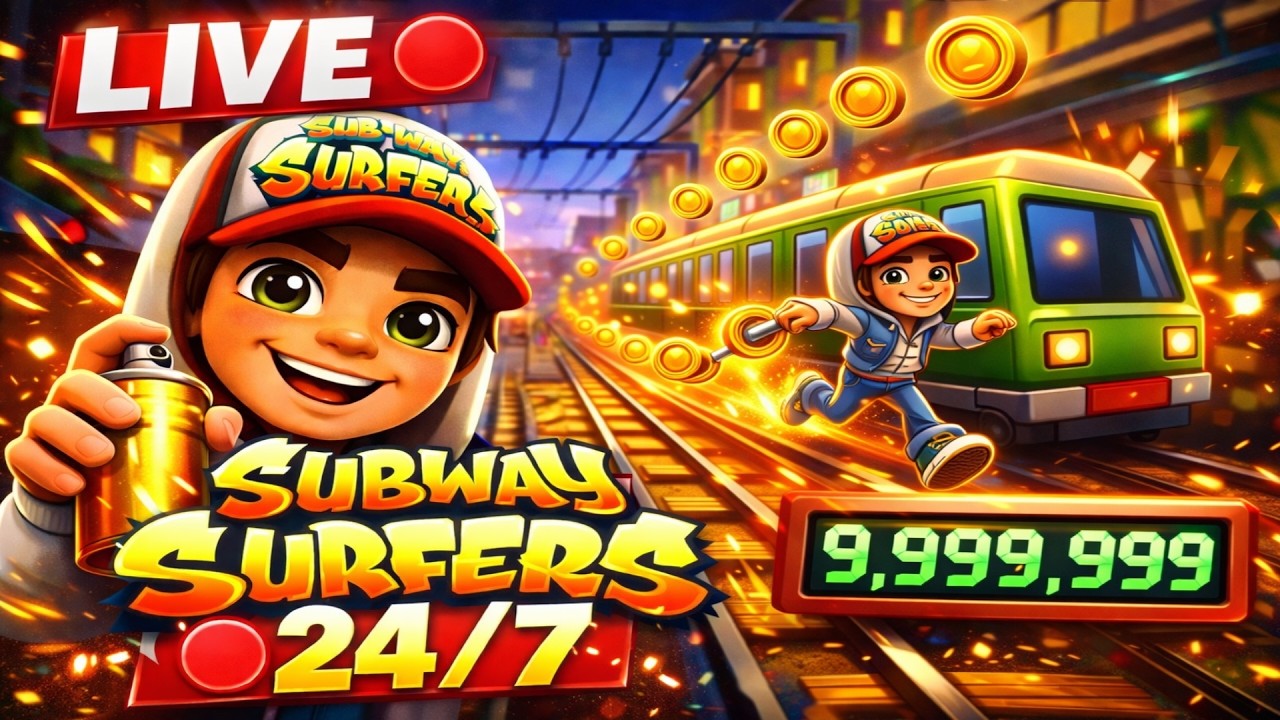 🔴 LIVE Subway Surfers High Score Challenge 😱 Non Stop Endless Run #SubwaySurfers #LiveGaming