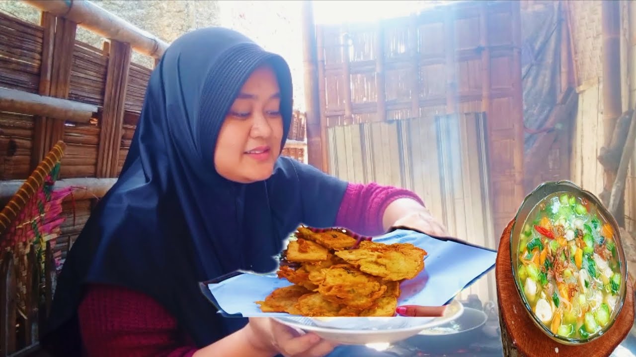 ASLI SEGERR BANGET || MASAK SOP OYONG BAKSO SAMA GORENGAN TEMPE TAHU TEPUNG