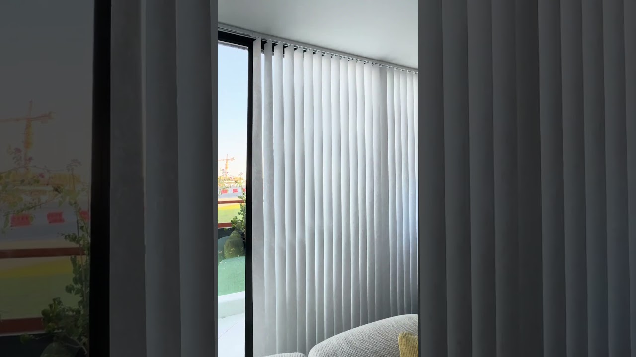 Vertical Blinds | modern window solution #windows #interiordesign