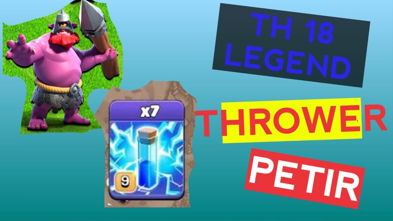 GILA.. KOMBINASI THROWER DAN SPELL PETIR INI ENGGAK MASUK AKAL! 💥 CLASH OF CLANS INDONESIA