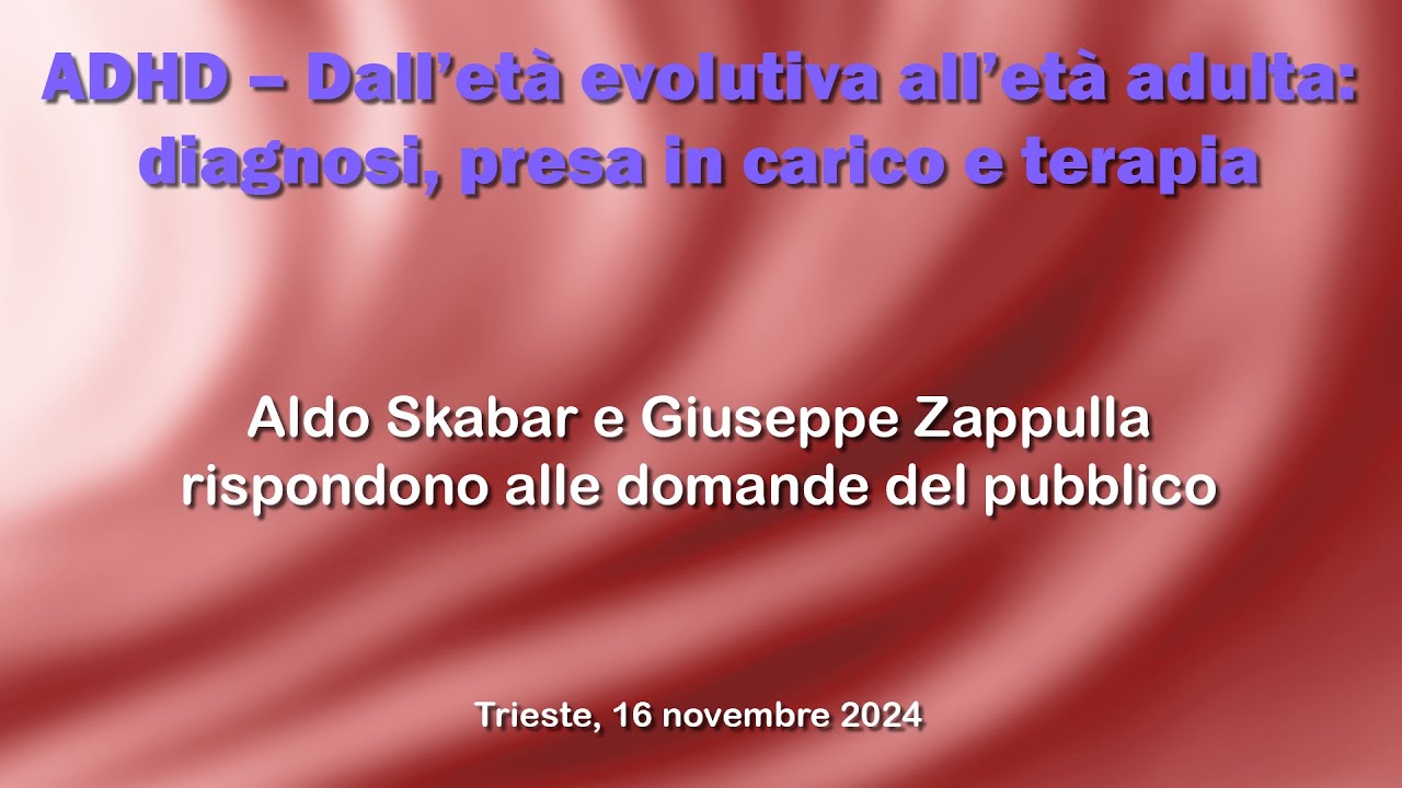 Aldo Skabar e Giuseppe Zappulla rispondono alle domande del pubblico