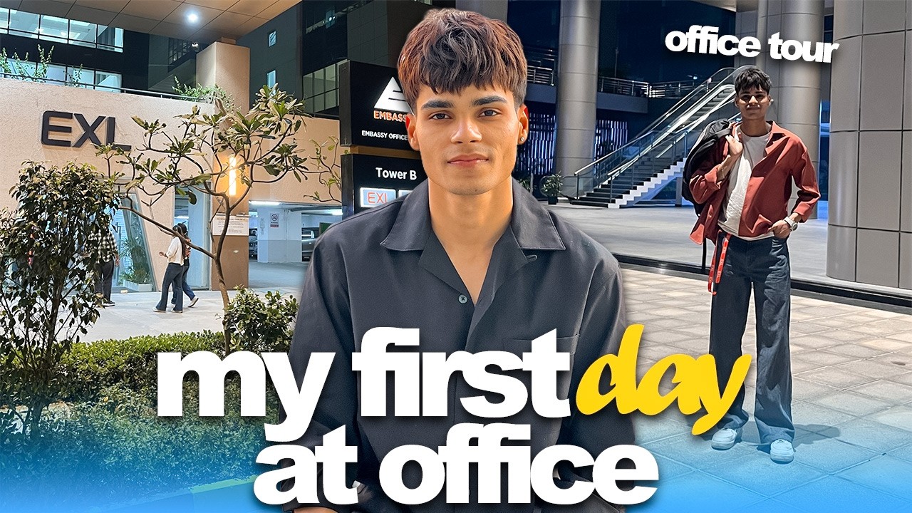 My First Day At EXL Noida | Office Tour!