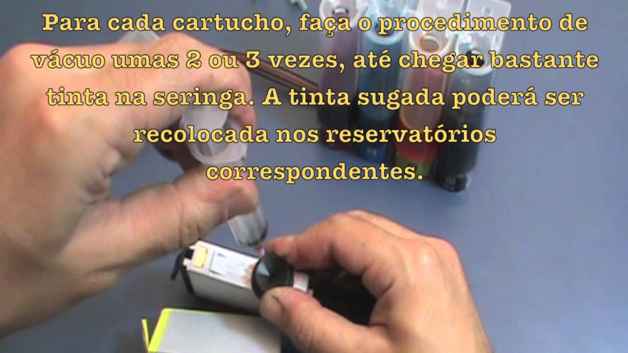 HP Photosmart Plus b209a e b210a - Bulk Ink Instalação