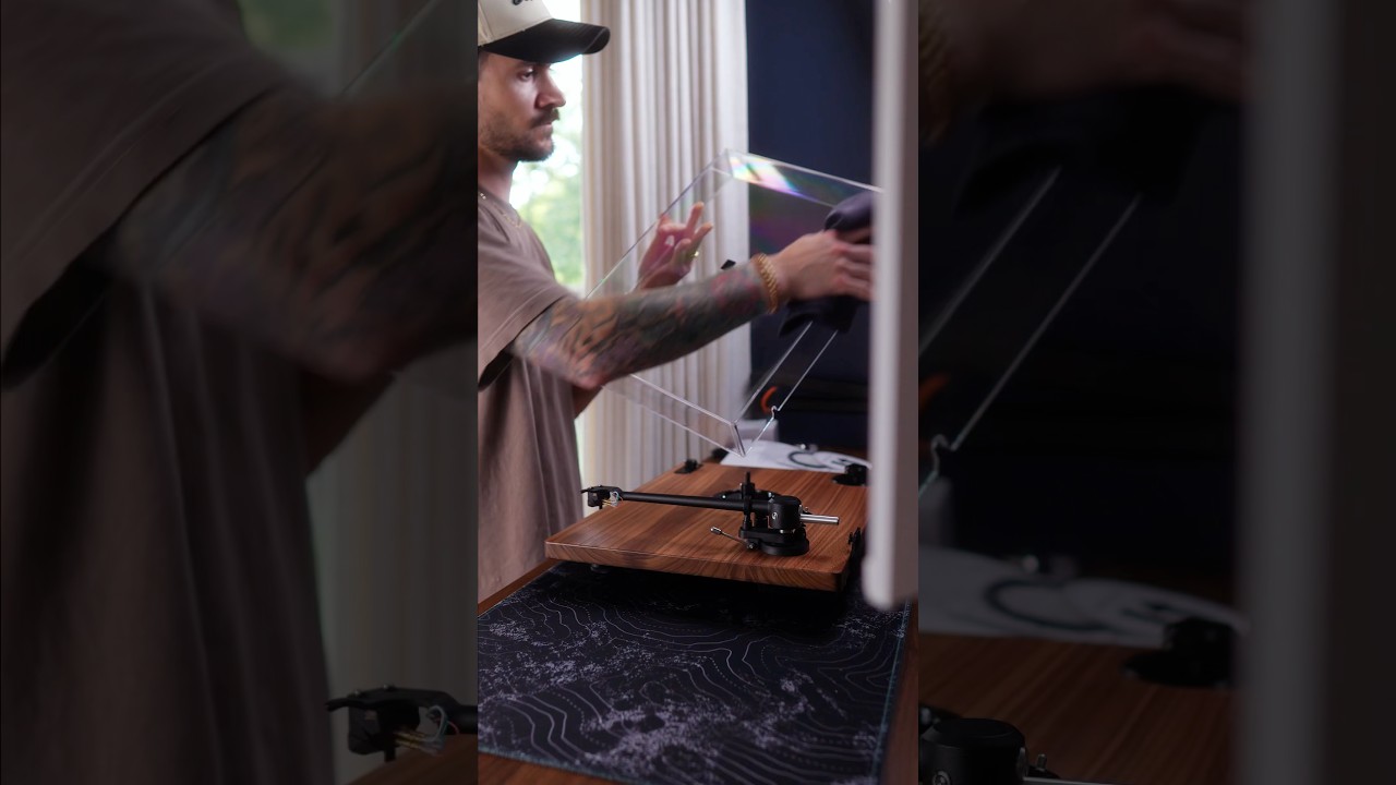 New Record Player - Upgrading the aesthetics and the sound #vinyl #recordplayer #hifi
