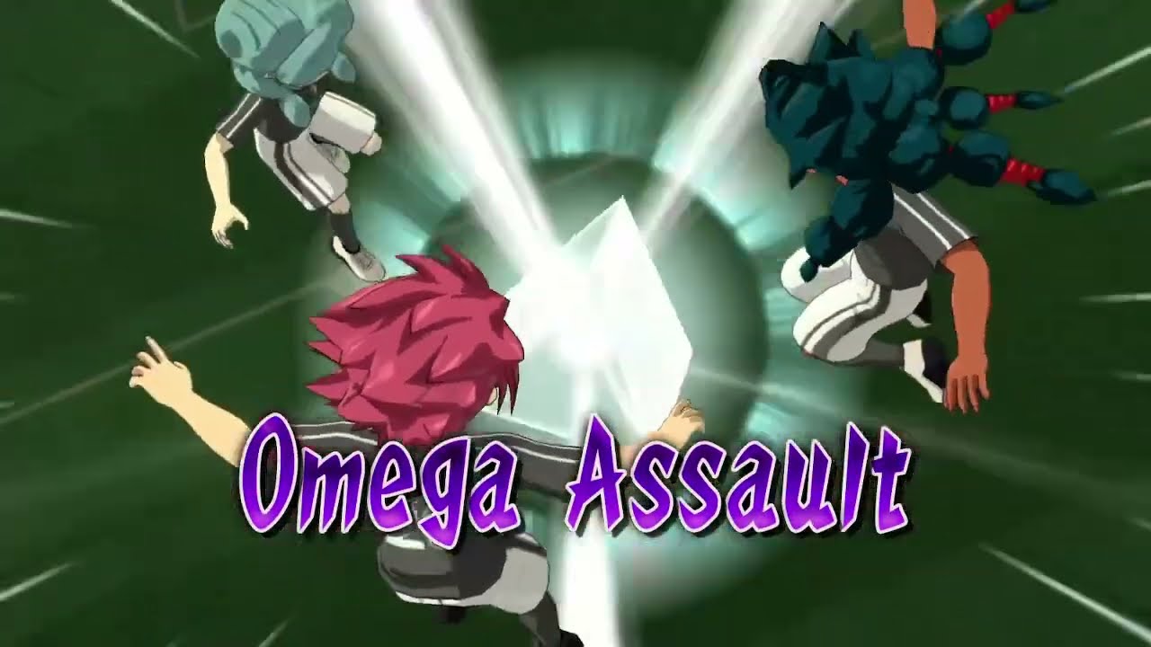 Inazuma Eleven Victory Road Beta Omega Assault Animation