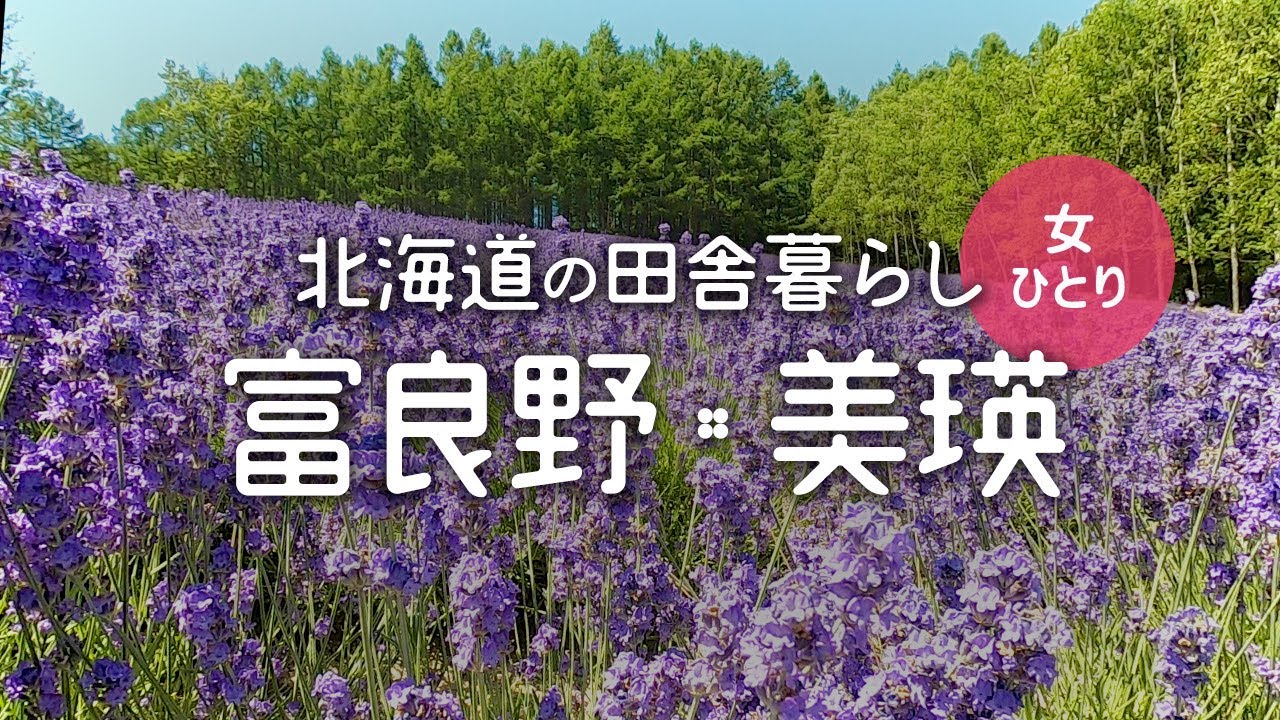 【北海道移住/田舎暮らし】7月の美瑛・富良野の絶景と動物たち