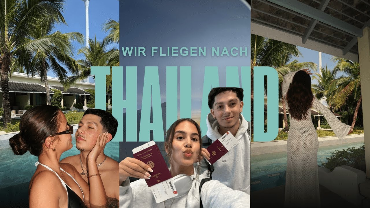 WIR FLIEGEN NACH THAILAND!🌴🥥 | Thailand Vlog