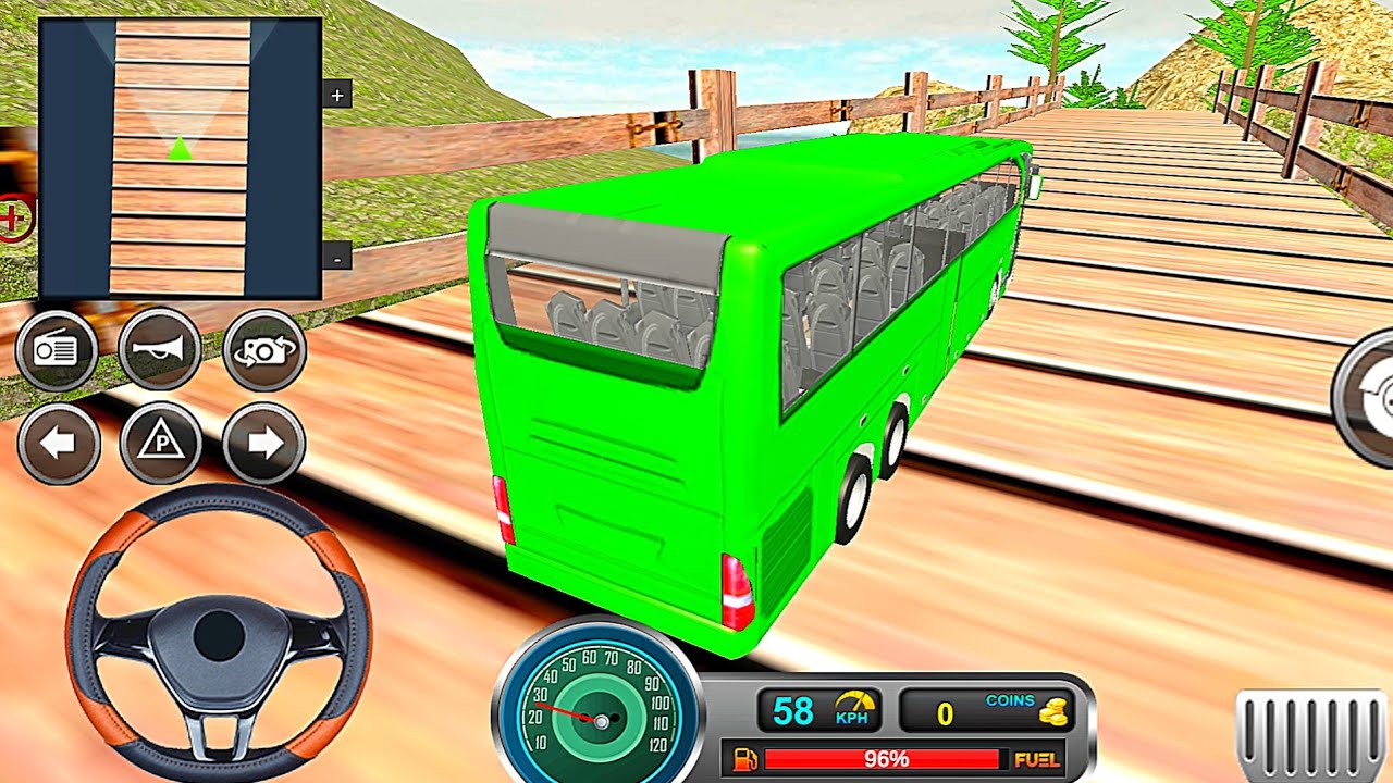Uphill Offroad Bus Driving Simulator Pro 2023 - Android iOS GamePlay