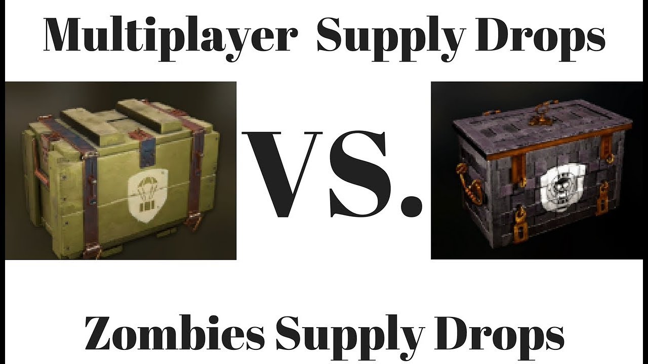 Multiplayer vs Zombies Supply Drops in WW2 (Supply Drop Rates in WW2)