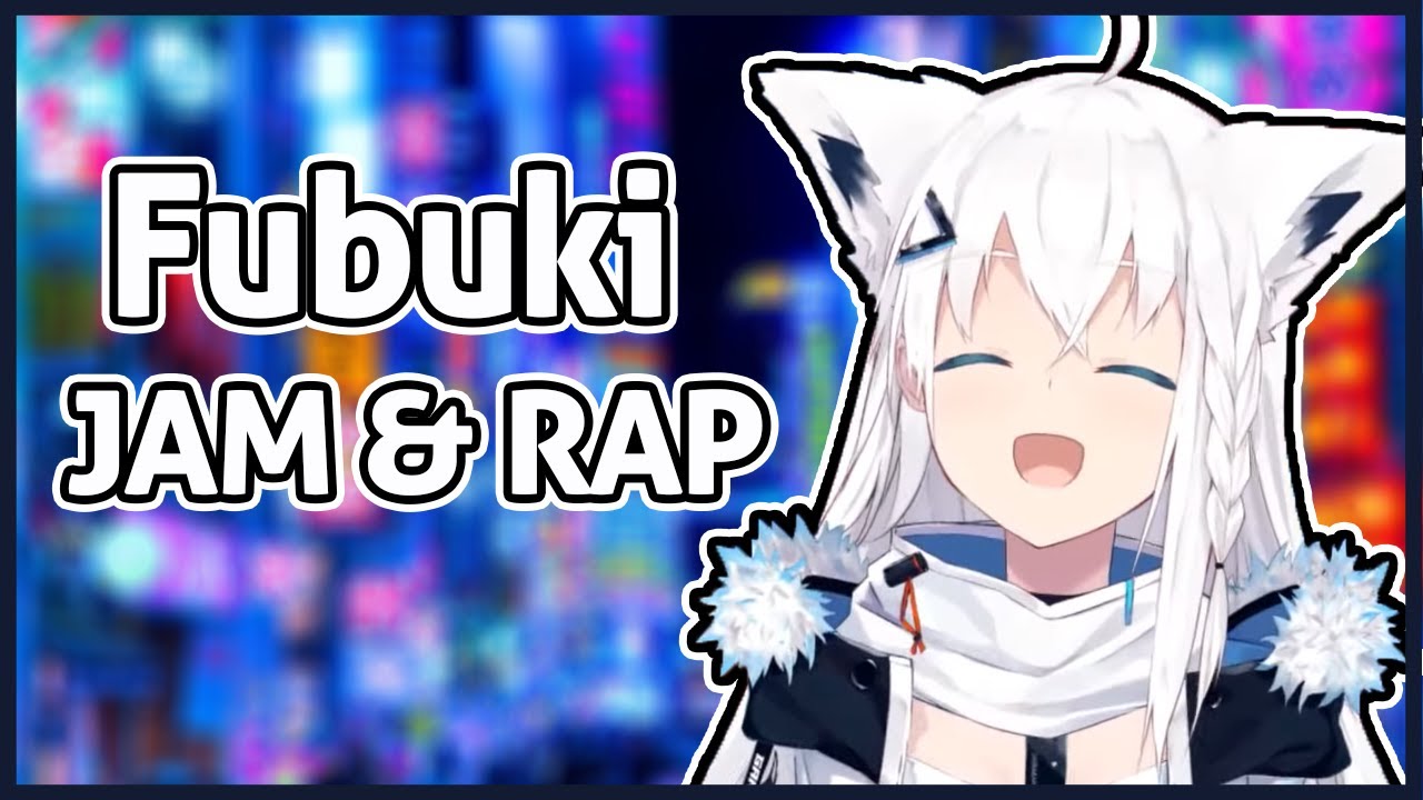 Fubuki cutely jamming to Game's BGM