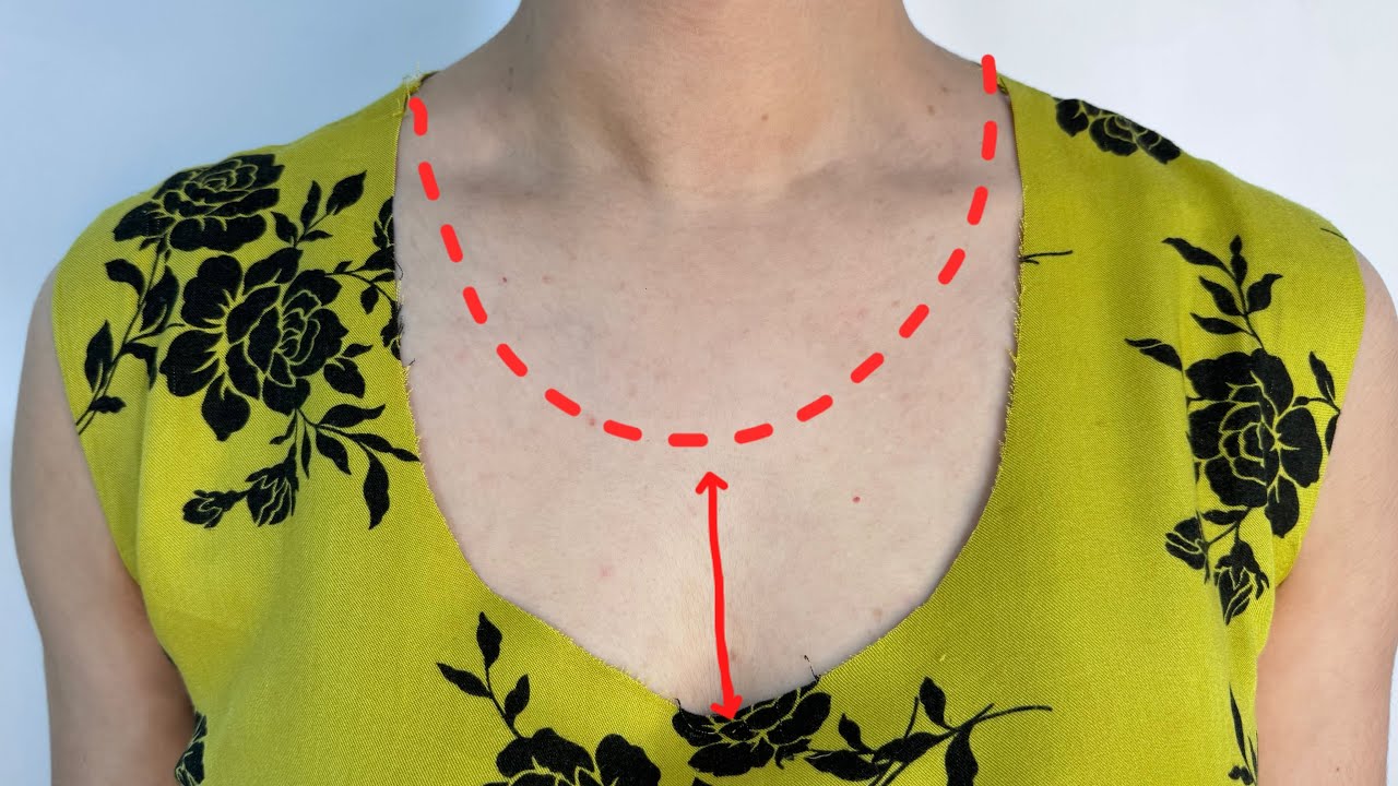 I Changed This Wide Neckline into a Stunning New Style! | DIY Hack 🤩 tips