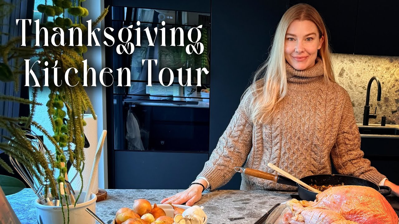 Thanksgiving Kitchen Tour - My Modern Minimalist Kitchen in Switzerland