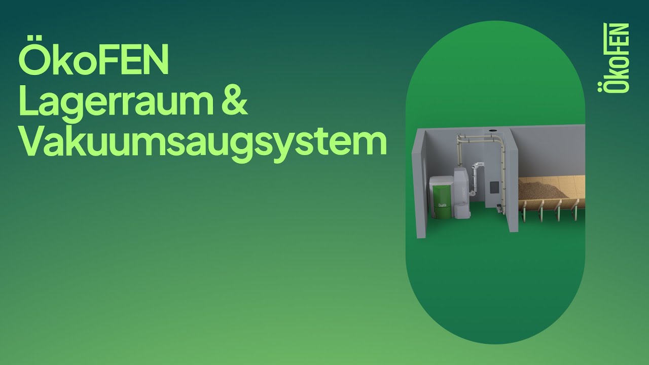 OkoFEN Lagerraum & Vakuumsaugsystem / Storage room & Vacuum suction system
