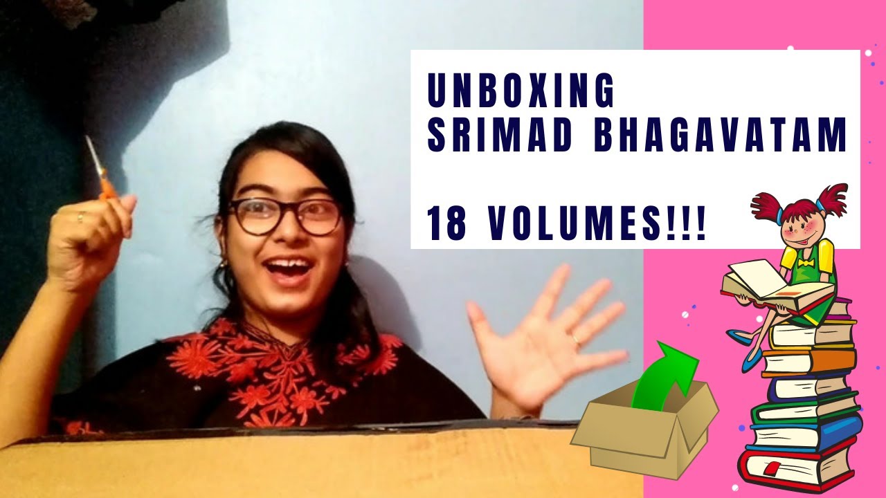 Unboxing Srimad bhagavatam/18 volumes/ Huge Book Haul