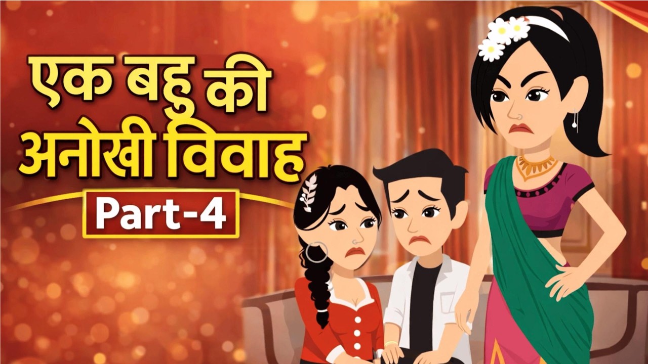 एक बहु की अनोखी विवाह | Part-4 | Animation Story | Hindi Kahani | Hindi In Cartoon Video  | Srories