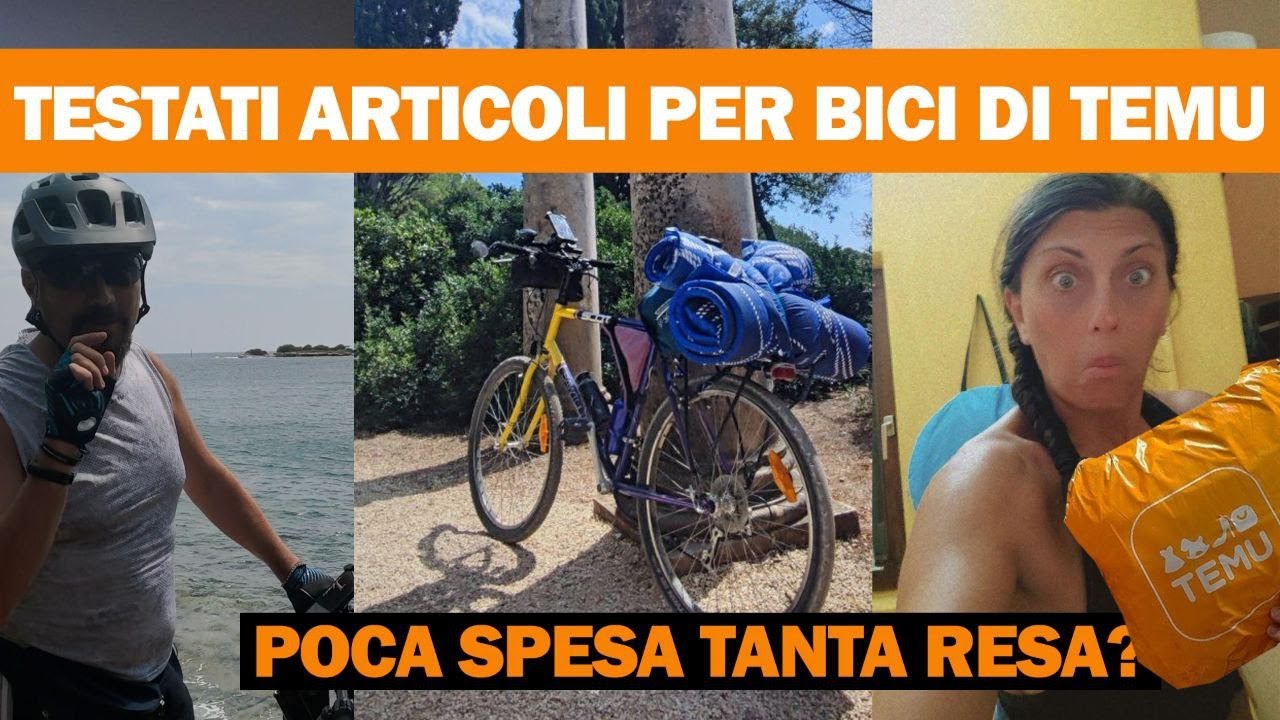 Testiamo prodotti Temu per ciclismo (mtb e cicloturismo)