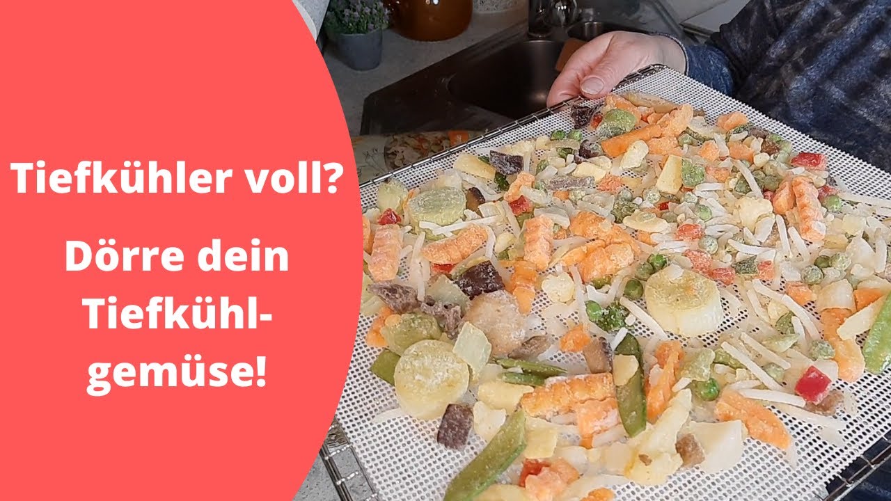Tiefkühler voll? Dann dörre dein Tiefkühl-Gemüse!