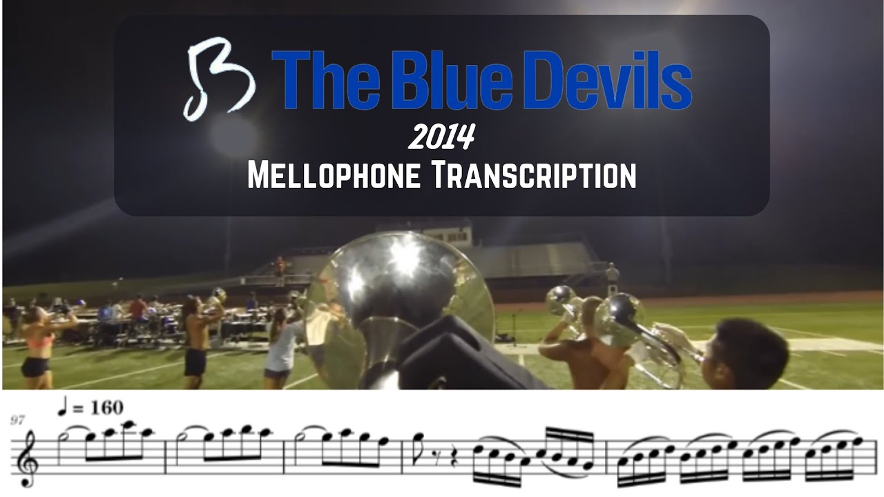 Blue Devils 2014 - Felliniesque -  Mellophone Transcription