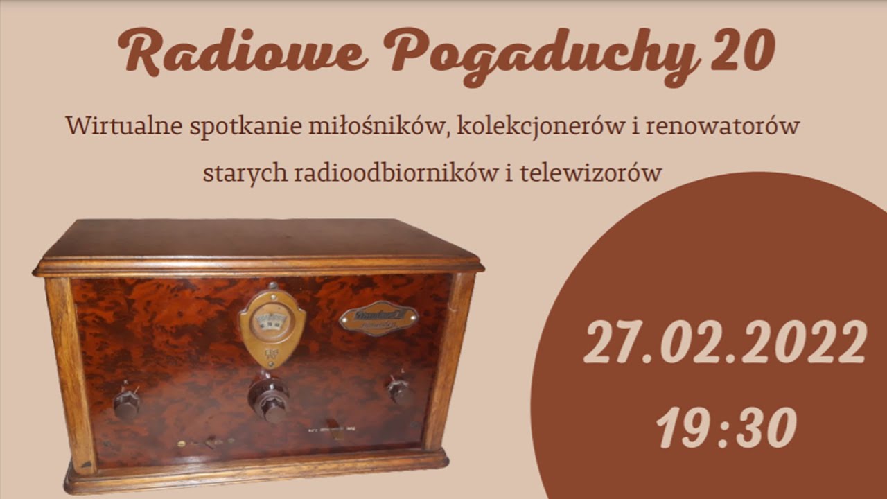 Renowacja odbiornika Lumophon. Andrzej Cieślak.   Radiowe Pogaduchy