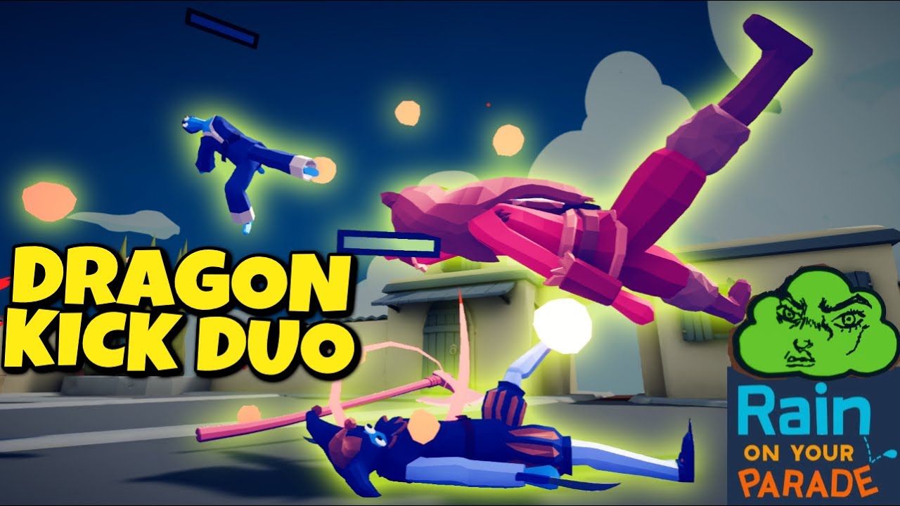 TABS Dragon Kick Duo! Taekwondo & Jester vs Every Faction | Rain on Your Parade Gameplay