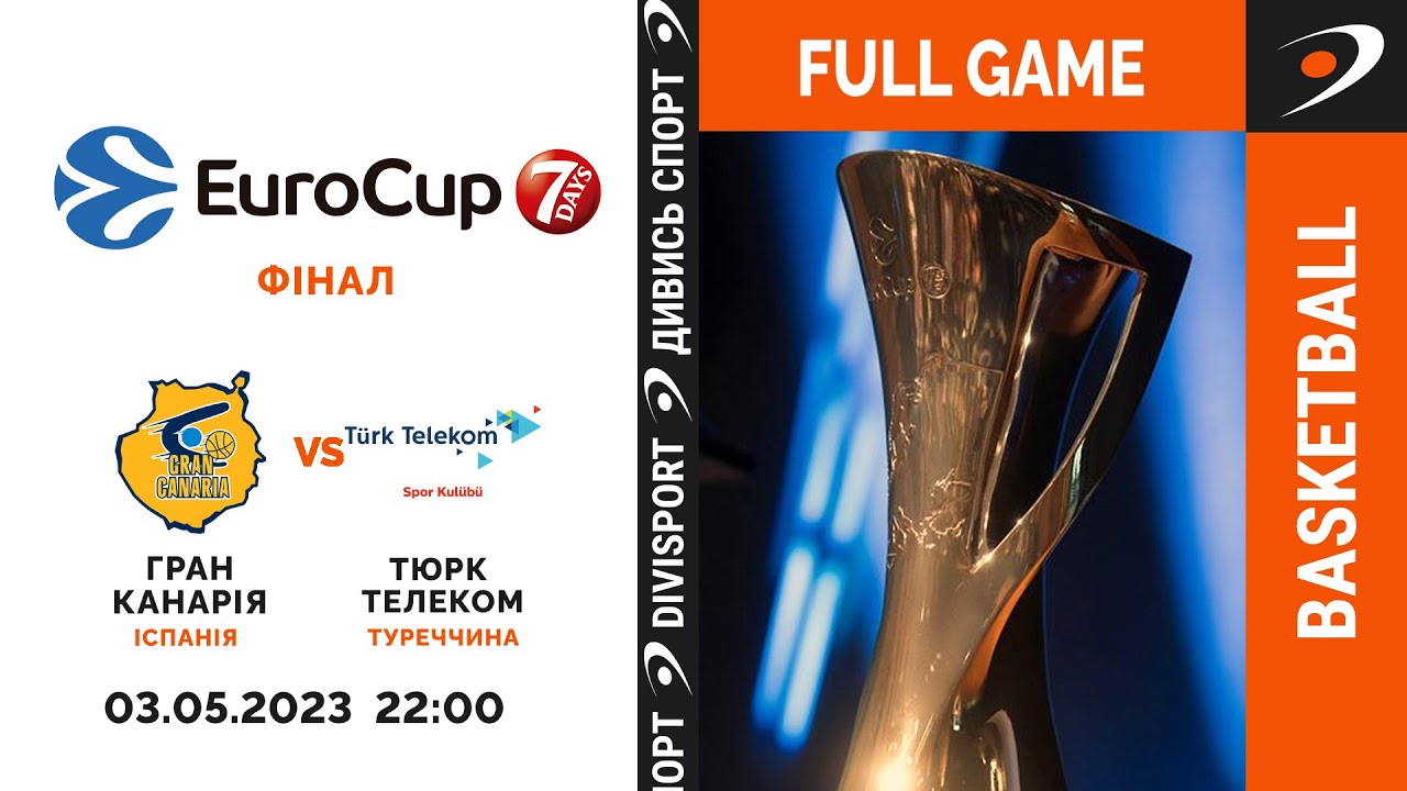 Гран Канарія - Тюрк Телеком | 03.05.2023 | Баскетбол 7DAYS EuroCup | Фінал