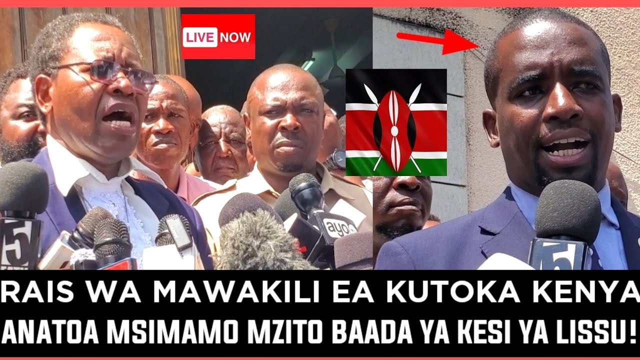 🔴#live_RAIS WA MAWAKILI EA KUTOKA KENYA ATOA TAMKO ZITO BAADA YA KESI YA LISSU MAHAKAMANI UMEONA?