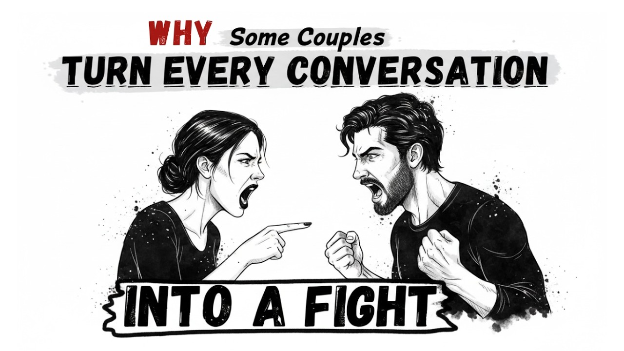 Why Some Couples Turn Every Conversation Into a Fight 🧠 #psychology #relationships #couplesconflict