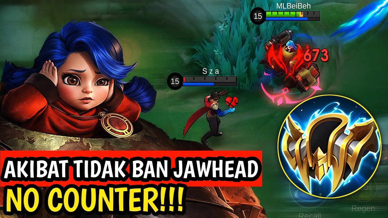 CILUK BA❗INI DIA JAWHEAD BUILD ROBOT BERKARAT TAPI MEMATIKAN| MLBB
