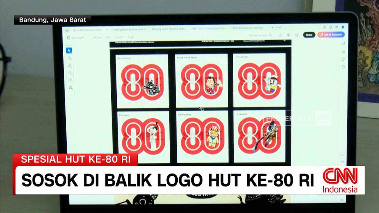 Sosok di Balik Logo HUT ke-80 RI
