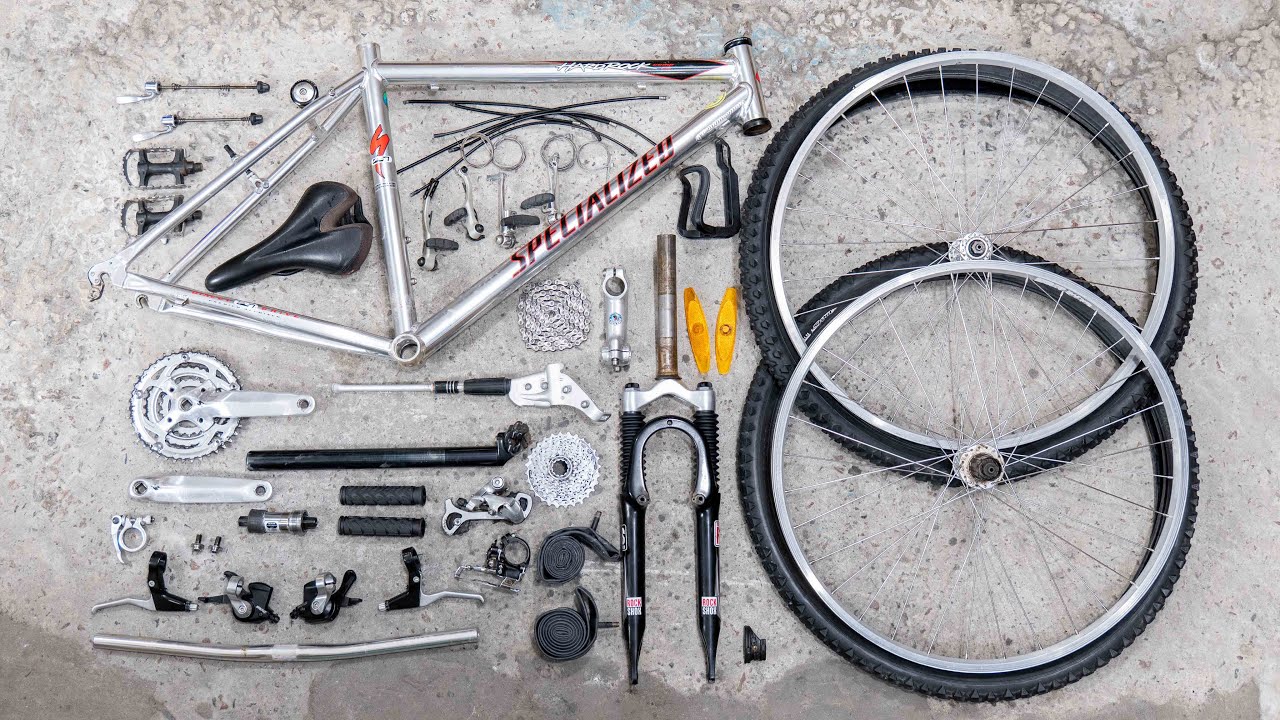 The satisfying process of dismantling a classic MTB