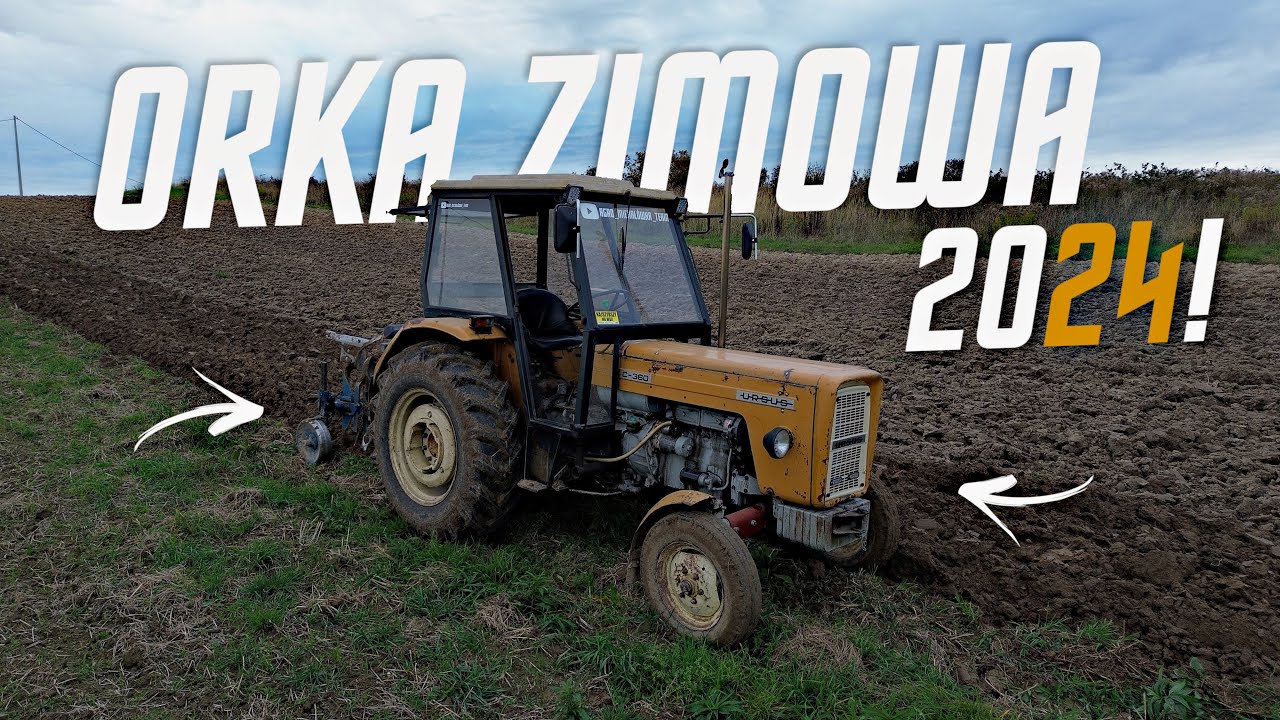 ✰ 🇵🇱 ORKA ZIMOWA 2024 ⛔ OPOROWE DUCIE NA KOGUCIE ✰ URSUS C-360 & RABEWERK ✔ MAŁOPOLSKA 🇵🇱 ✰