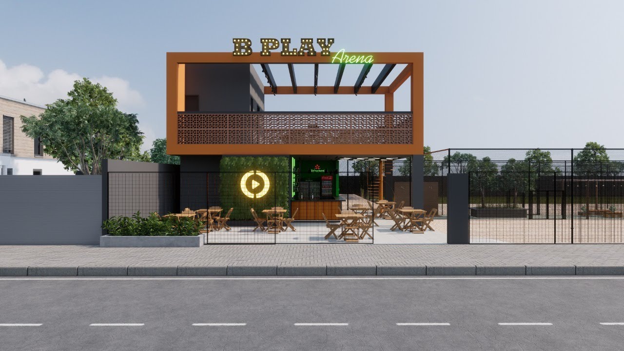 PROJETO QUADRA DE AREIA (BEACH TENNIS) BOM BAR E LOJA EM ANEXO