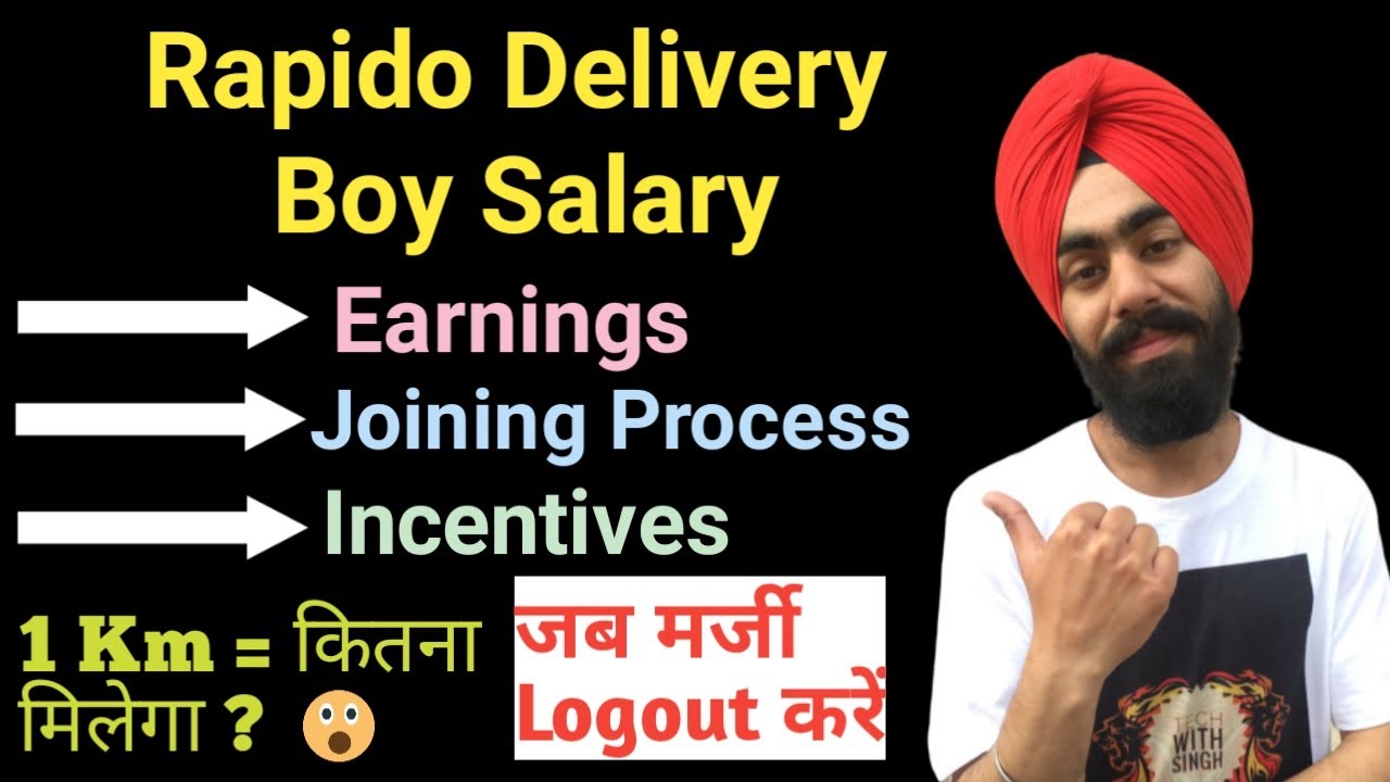 Rapido Delivery Boy Salary | Rapido Me Join Kaise Kare | Rapido Driver Earning