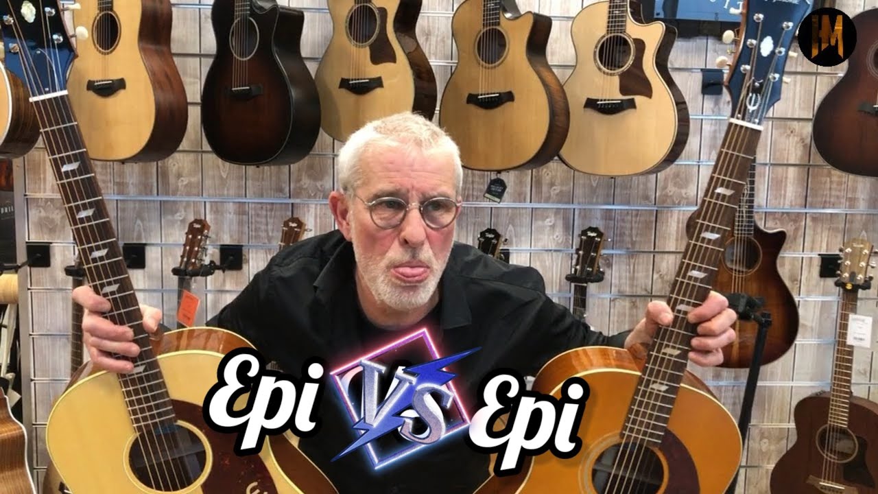Epiphone USA Collection Texan vs Epiphone Masterbilt Texan