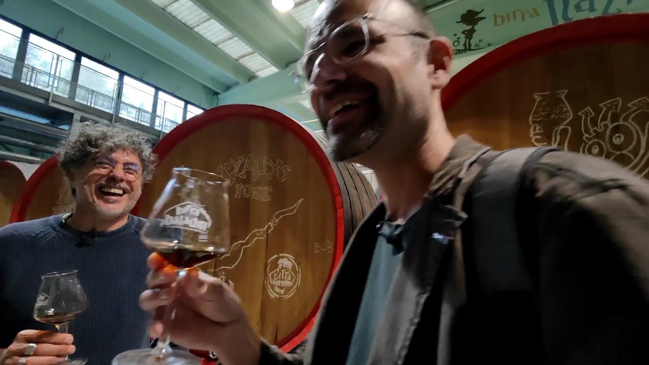 hopfeNerd besucht / visits / rend visite à Teo Musso, Birra «Baladin» (Piozzo/Piemont)
