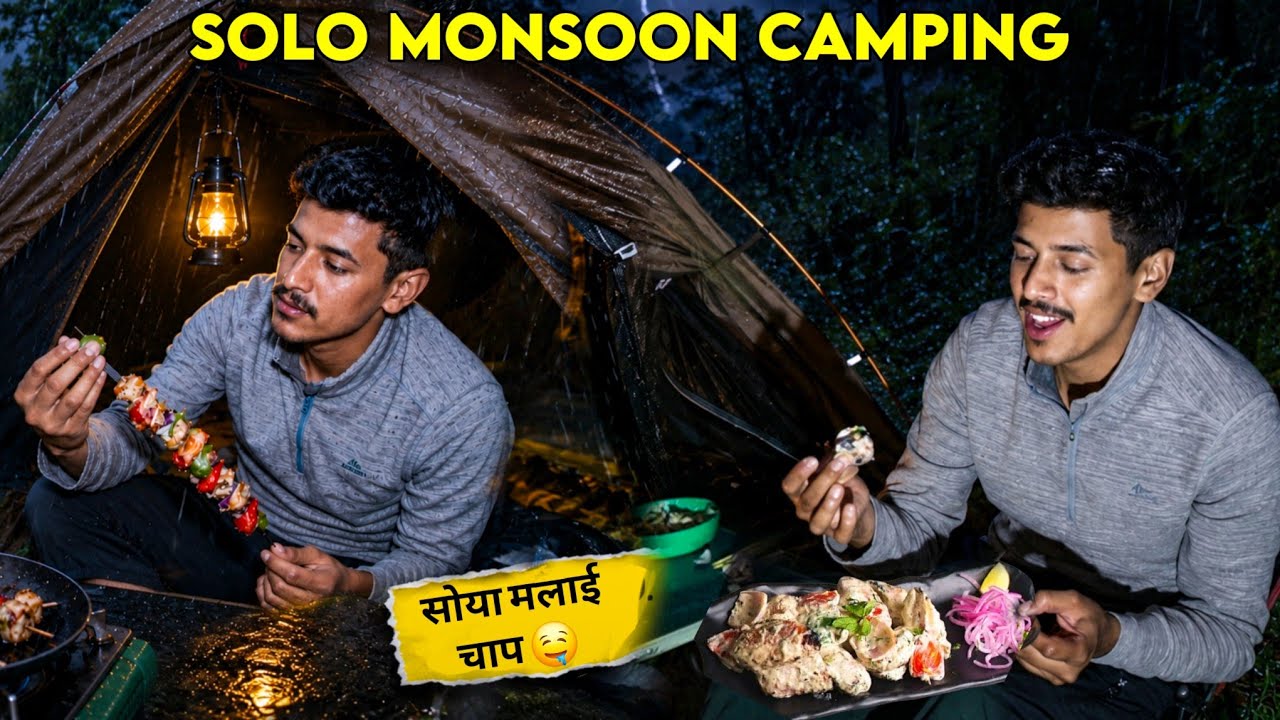 After Rain Camping In Monsoon In Uttarakhand Forest | Camping In India | Unknown Dreamer